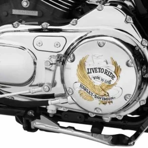 Harley Davidson Derby Deckel Live To Ride Gold 6